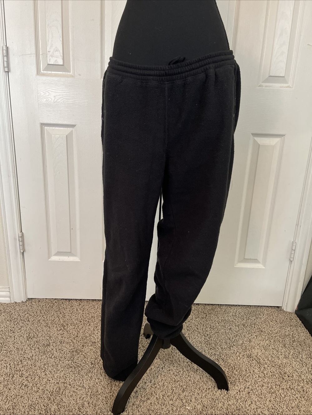 Vintage Patagonia Fleece Pants Womens Large Black